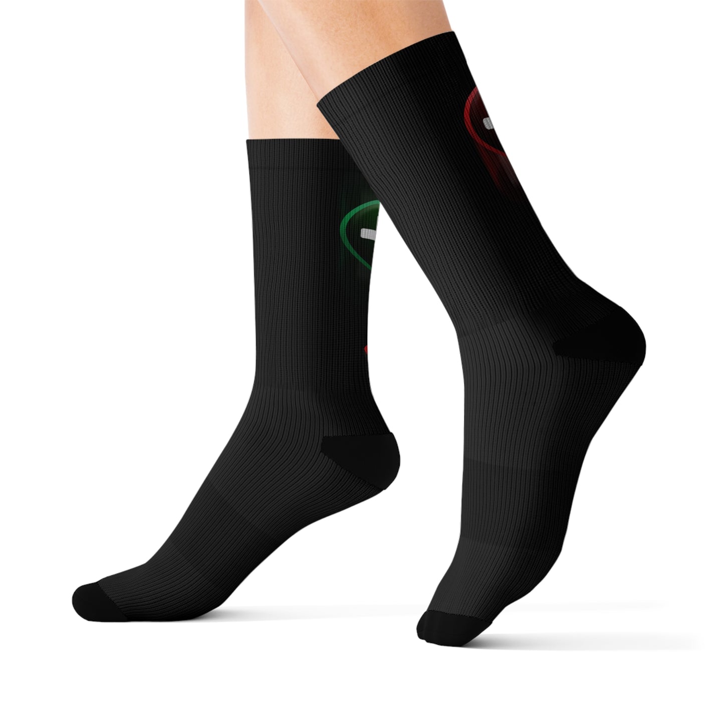 Cycling Socks - Positive & Negative Design