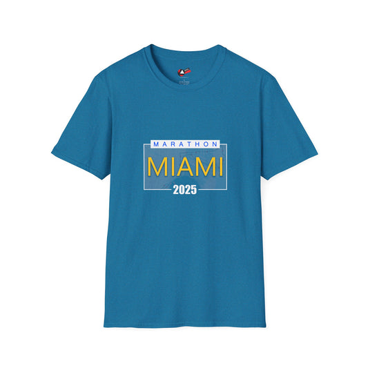 Miami Marathon 2025 Unisex T-Shirt - Memory Design